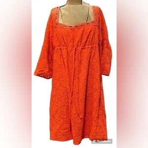 LAUNDRY BY SHELLI SEGAL Tigerlily Orange Dress